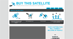 Desktop Screenshot of buythissatellite.org